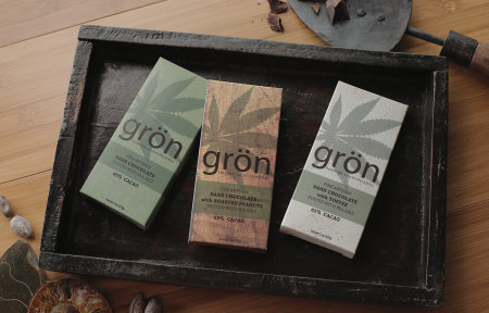 new packages for Portland company Gron Chocolate